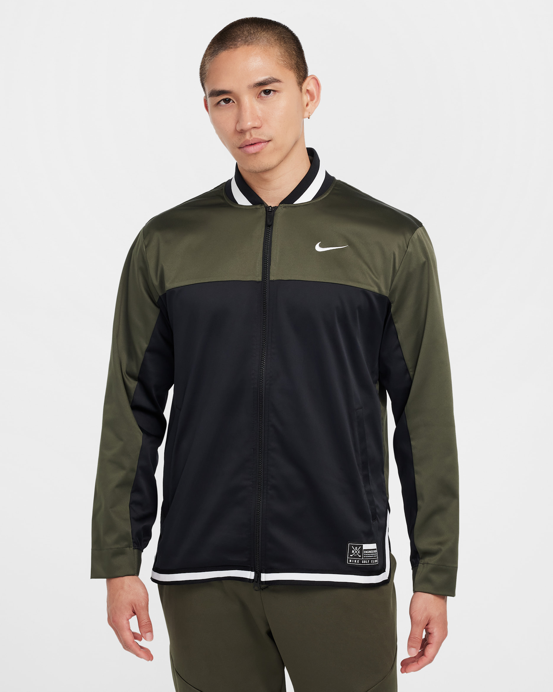 【新品】Nike Golf フルジップジャケット 黒　XL 新品】Nike Golf フルジップジャケット 黒 XL セール】ナイキ